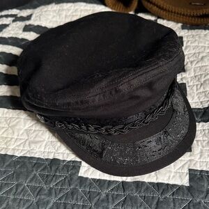 Ariel Black Fisherman Cap Straight to Hell size S Small